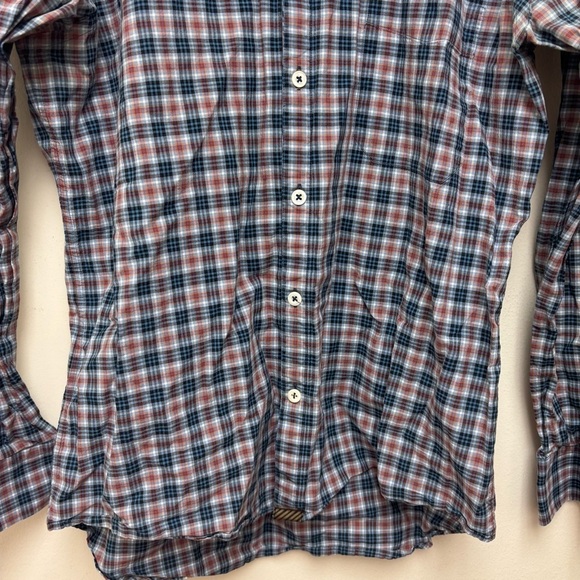 Billy Reid Plaid Button Down Shirt - Picture 3 of 7